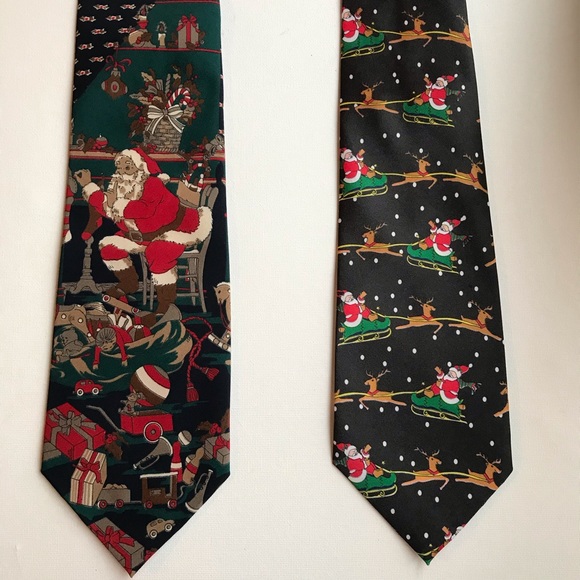 2 Ties Men’s Christmas - Picture 3 of 3